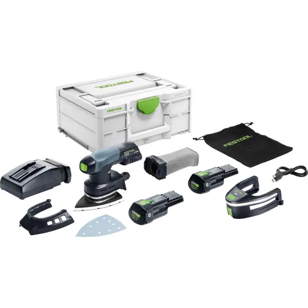 Festool DTSC 400 3,0 I-Plus Accu deltaschuurmachine 18V 3.0Ah in Systainer - 578848