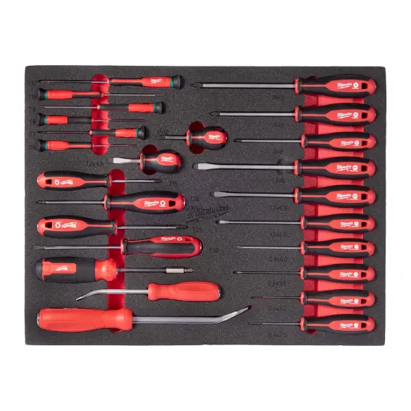 Milwaukee TOOLGUARD™ Foam inlay schroevendraaier- en breekijzerset 38-delig - 4932500755