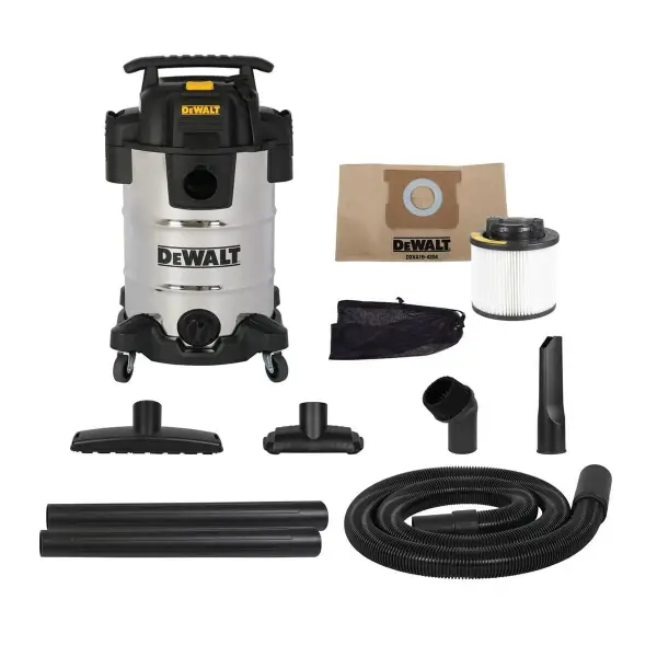 DeWALT DXV30SAPTA 30L RVS Nat- en Droogstofzuiger 230V