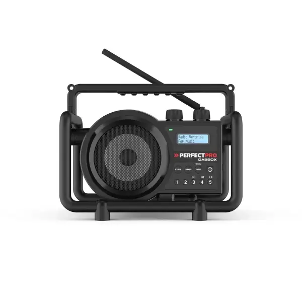 Perfectpro DBX3 DABBOX Bouwradio DAB+ FM Bluetooth Oplaadbaar