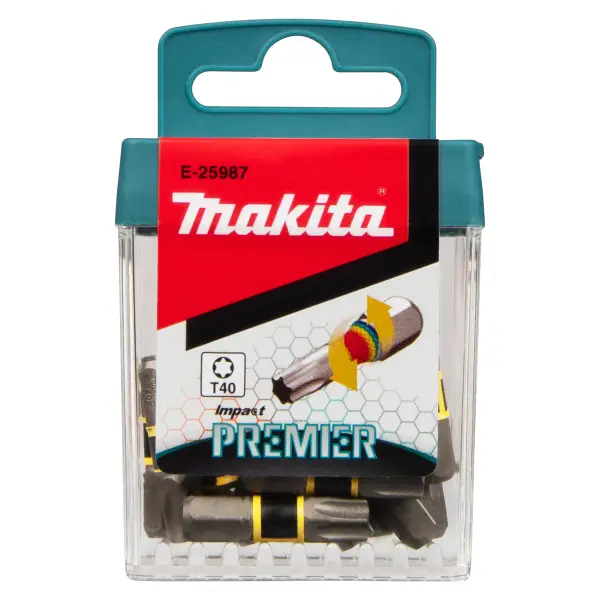 Makita E-25987 Impact Premier Slagschroefbit T40 x 25 mm 15 stuks