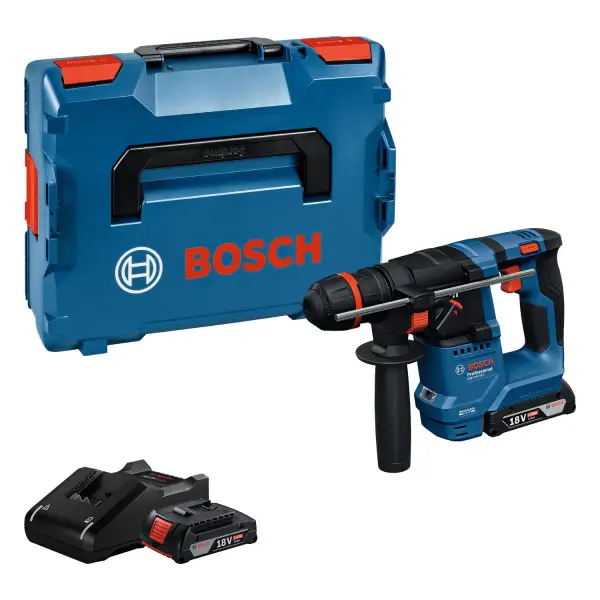 Bosch Professional GBH 18V-18 X Accu boorhamer ONECHUCK SDS-Plus 1,5J 18V 2.0Ah in L-Boxx - 0611927101