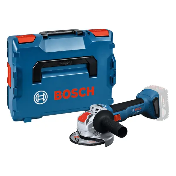 Bosch Professional GWX 18V-8 Accu haakse slijper 125mm X-Lock 18V Basic Body in L-Boxx - 06019N9101