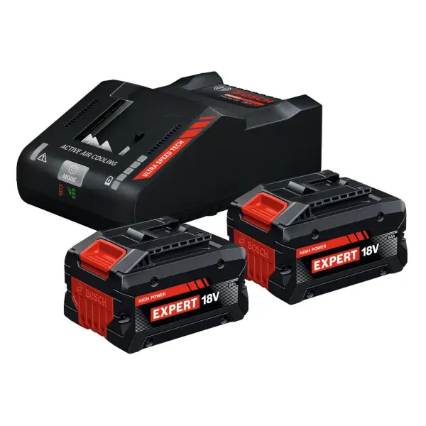 Bosch Professional EXPERT Accu starterset 2x EXBA 18V-80 + EXAL 18V-160 - 1600A0373T
