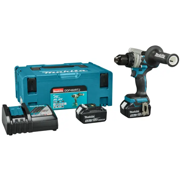 Makita DDF492RTJ Accu schroefboormachine 18V 5.0Ah in Mbox