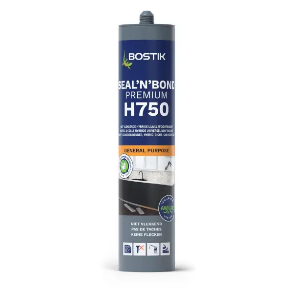 Bostik H750 Seal'N'Bond Premium zwart 290ml - 30614702
