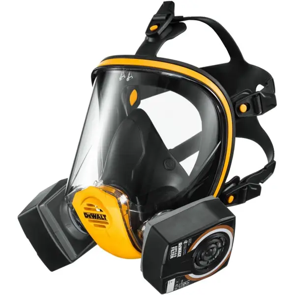 DeWALT Lichtgewicht volgelaatsmasker met A2P3 filters - Maat M