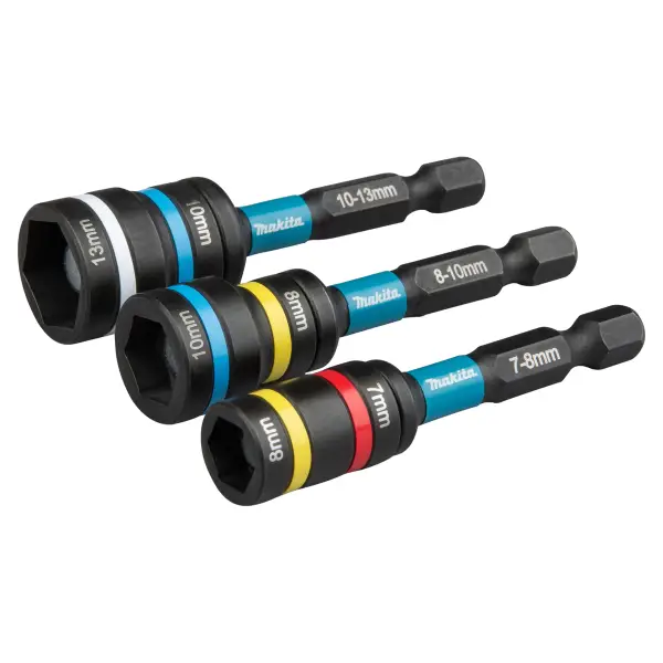 Makita E-29826 Impact Black Combidopset | 7/8 8/10 10/13 mm
