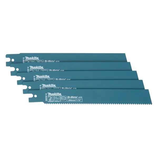 Makita E-26200 Reciprozaagblad recht voor staal 175mm VE=5