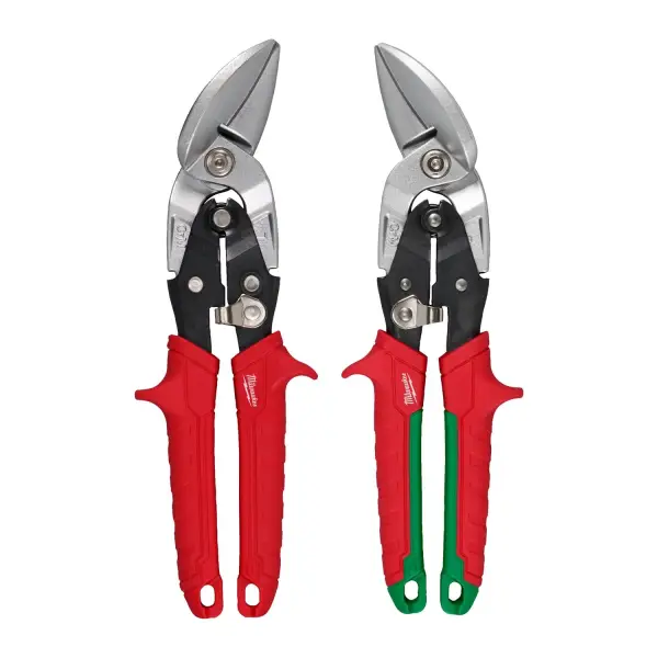 Milwaukee Blikscharenset gebogen (2-delig) - 4932499017