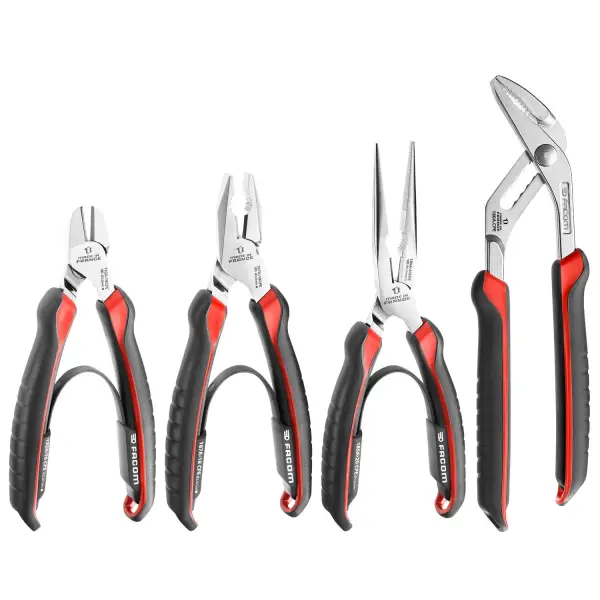 Facom Tangenset met Kniptang, Waterpomptang, Punttang en Combinatietang - CPE.A1PB