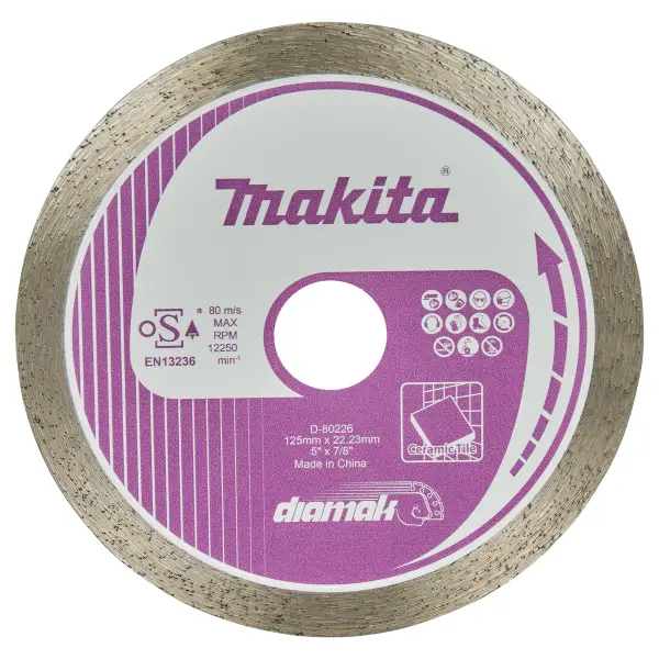 Makita D-80226 Diamantschijf | 125 x 22,23 x 1,8 mm
