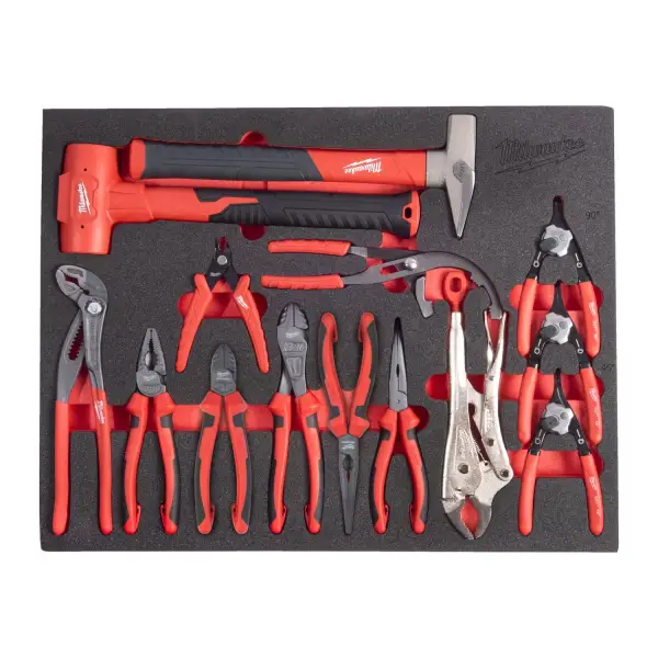Milwaukee TOOLGUARD™ Foam inlay tang- en hamerset 14-delig - 4932500760