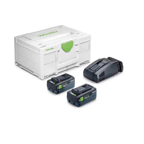 Festool SYS 18V 2xTBX8/SCA16 Energie-set in Systainer - 578814