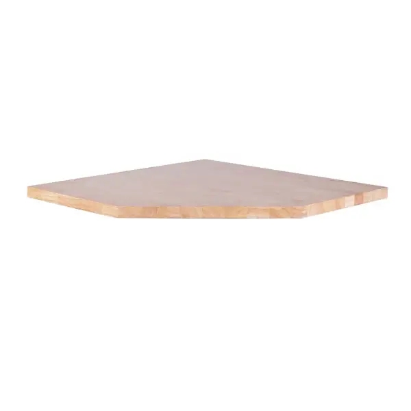 Werkblad Massief hout voor hoekkast 864 x 36 x 864 x 1223mm
