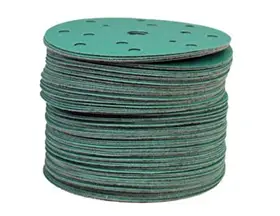 RODAC schuurschijven "green" 150mm - 7 gaten P500 (100 stuks)