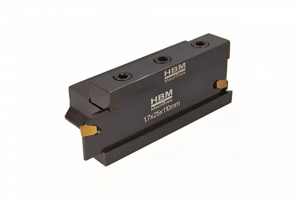 HBM 14 mm afsteekhouder met 2mm HM wisselplaat