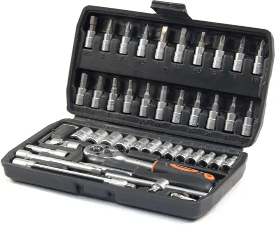 TRIMANN 1/4" doppendoos 46-delig