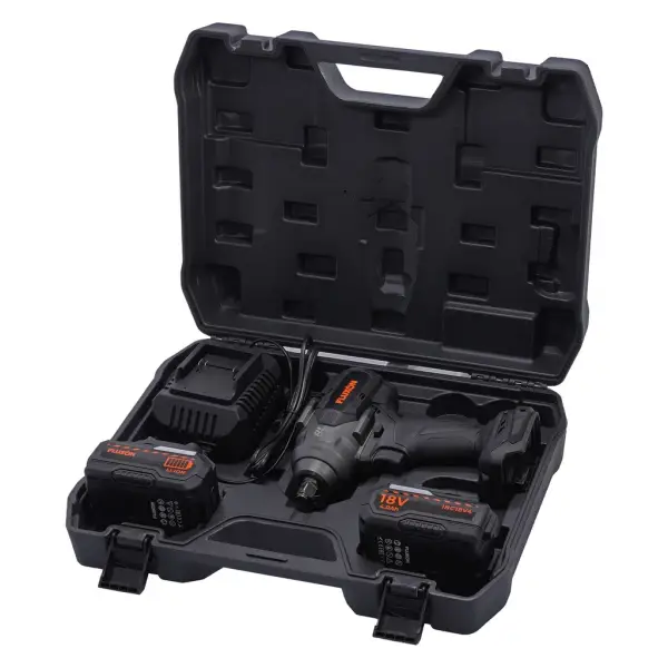 FLUXON 1/2" accu slagmoersleutel 1080 Nm incl. 2x 4Ah accu en lader