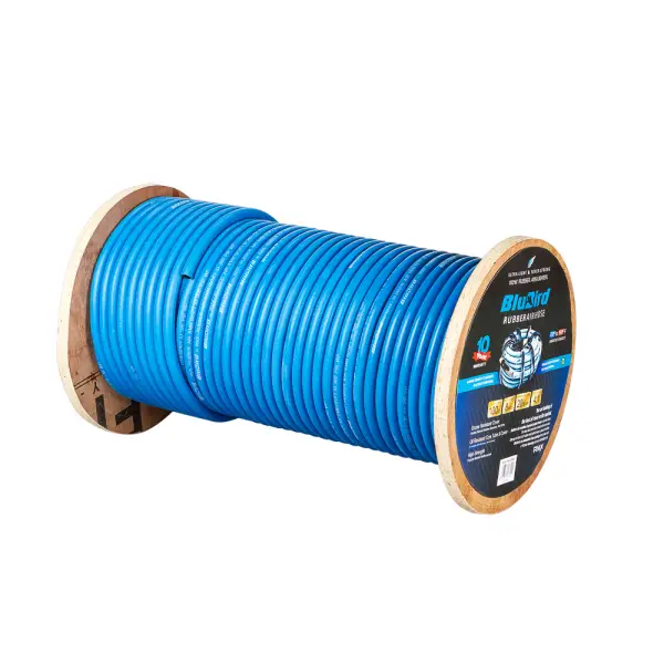Blubird Luchtslang rubber 8mm x 100m op rol open einde