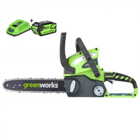 GREENWORKS 40V kettingzaag + 2Ah accu