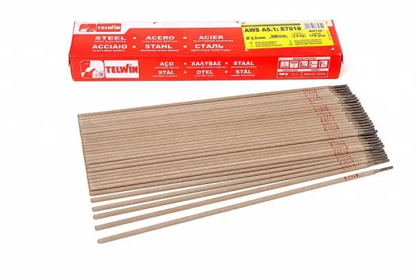 TELWIN basis laselektroden E 7018 Ø2,5 x 300 mm 119 stuks
