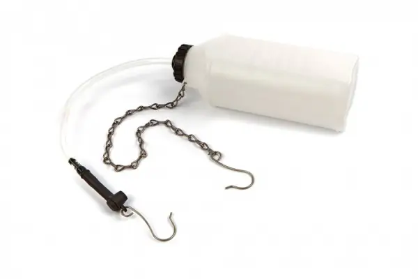 HBM 1 Liter opvangfles voor remvloeistof