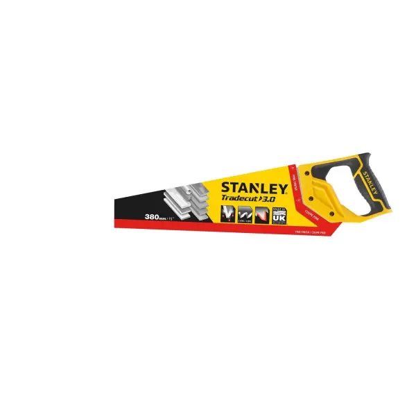 Stanley 380mm Tradecut Houtzaag Fijn 11T/inch - STHT20349-1