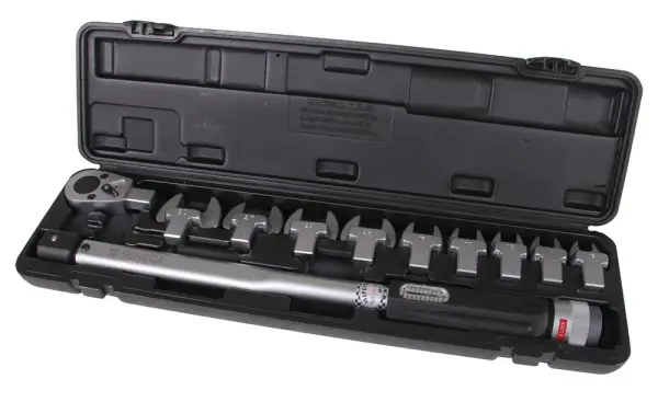 Momentsleutel 1/2" 40-200nm steeksleutel koppen