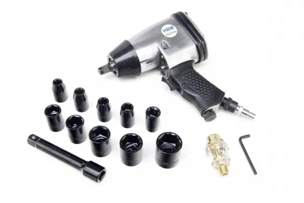 HBM 17-delige 1/2" slagmoersleutelset