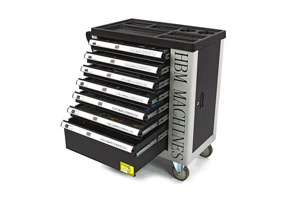 Gereedschapswagen 245-delig PREMIUM (CARBON inlay)