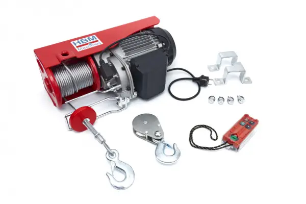 HBM 800 Kg elektrische takel + afstandbediening