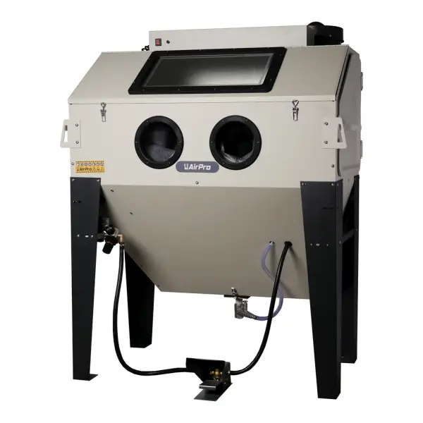 AirPro straalcabine 420L met voordeur en 2 zijdeuren