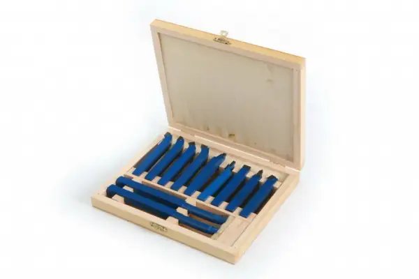 HBM 6 x 6 mm 11-delige widia beitelset