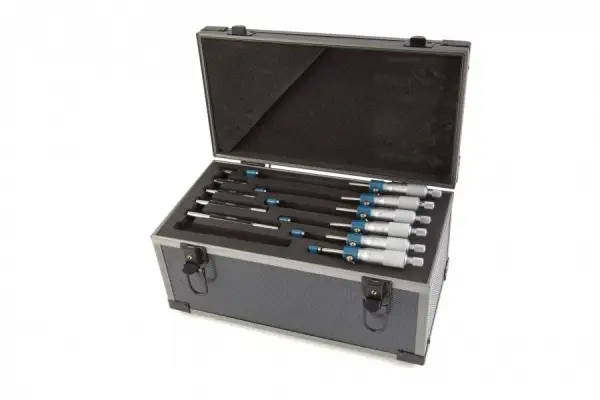 DASQUA PROFI 6-delige 0 - 150 mm buiten micrometerset