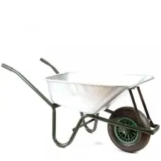 Kruiwagen 75 liter metalen bak