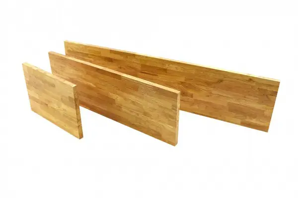 HBM 204 cm massief houten werkblad voor werkplaatsinrichting