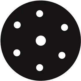 RODAC pad 150mm, low profile, hook, CV (6+1)