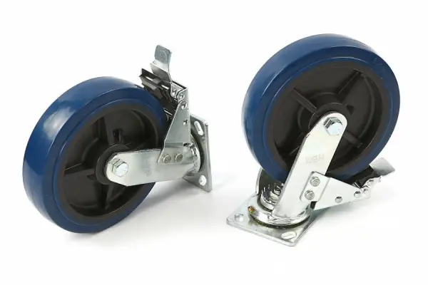 HBM PROFI 200 mm zwenkwiel met Rem (4 stuks)