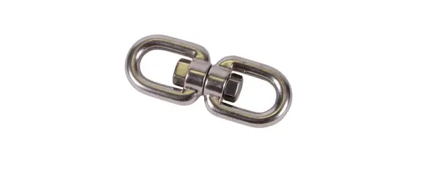 Dubbele oogwartel RVS 12mm