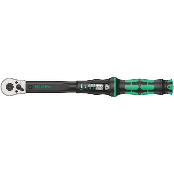 Wera 20-100 Nm Click-Torque C 2 Draaimomentsleutel met omschakelrratel 1/2" Vierkant - 05075621001