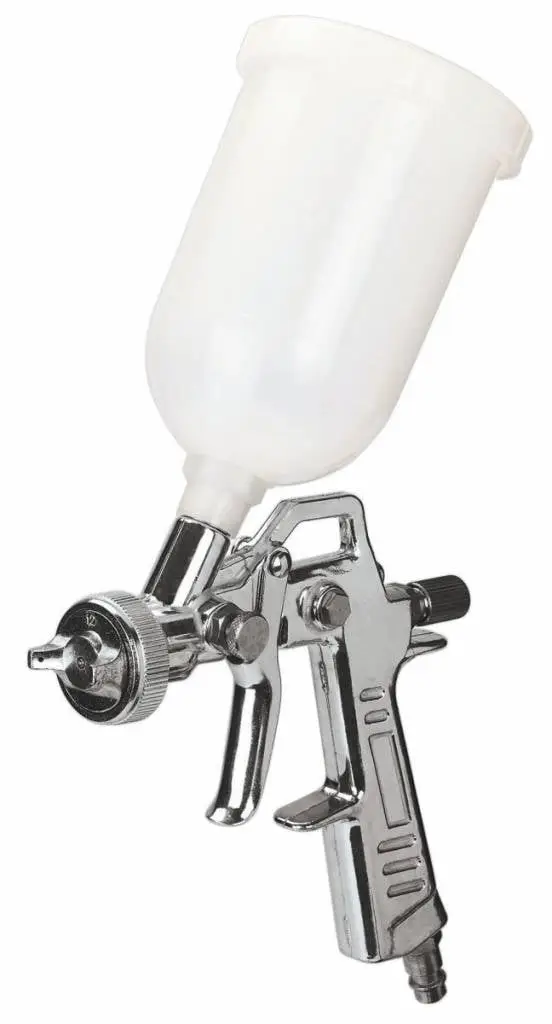 Verfspuit met Bovenbeker Einhell