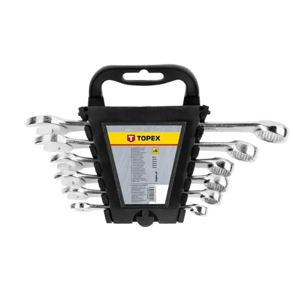 TOPEX Ring/steeksleutelset 8-17mm 35D397