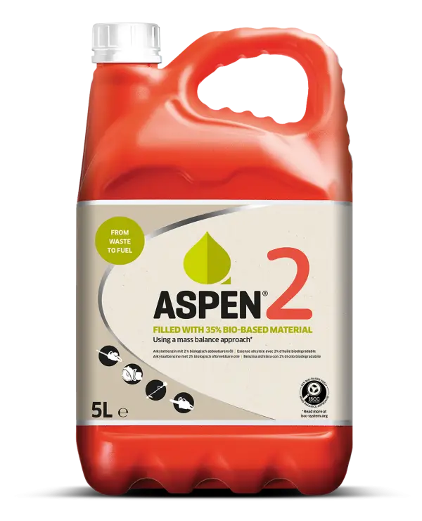 Aspen Aspen 2-Takt Alkylate Benzine – 5 Liter (35% BIO)