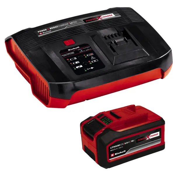 Einhell Starterkit 18V 4,0 - 6,0AH + BOOSTER-Lader SET
