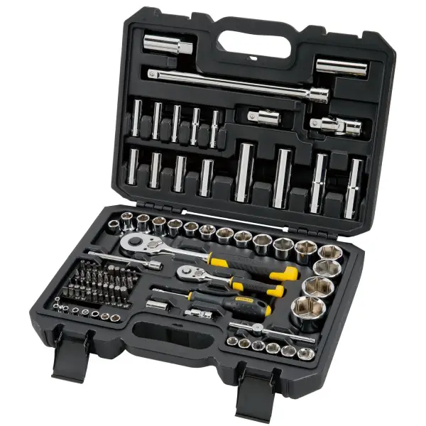 Stanley 96-delige sleutel-en dopsleutelset 1/4 & 1/2