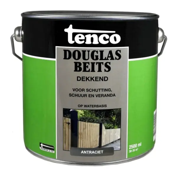 Tenco Douglas Beits Dekkend Antraciet - 2,5 liter