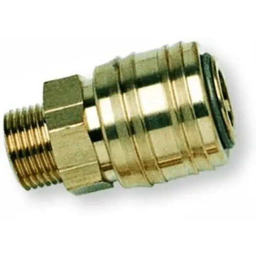Euro systeem snelkoppeling 1/4" uitwendig