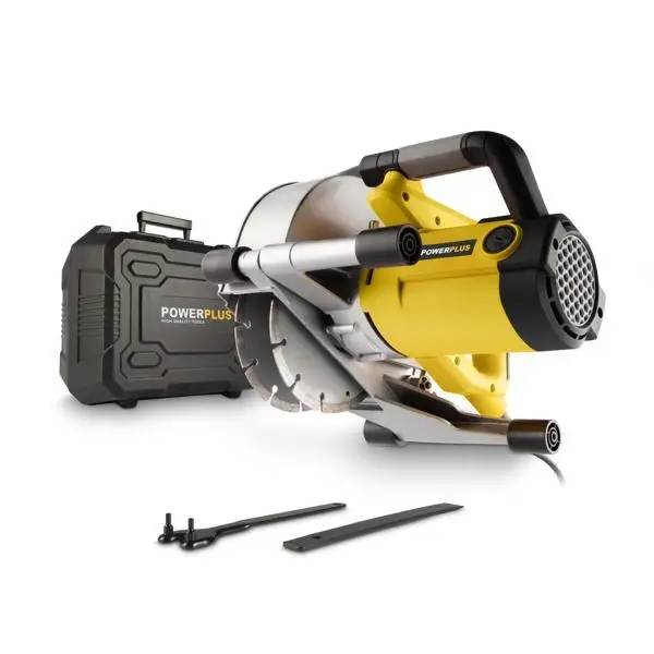 PowerPlus Sleuvenfrees 1800W Ø150 mm – incl. 2 diamantschijven