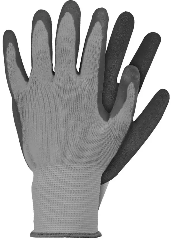 Werkhandschoen S grijs Latex